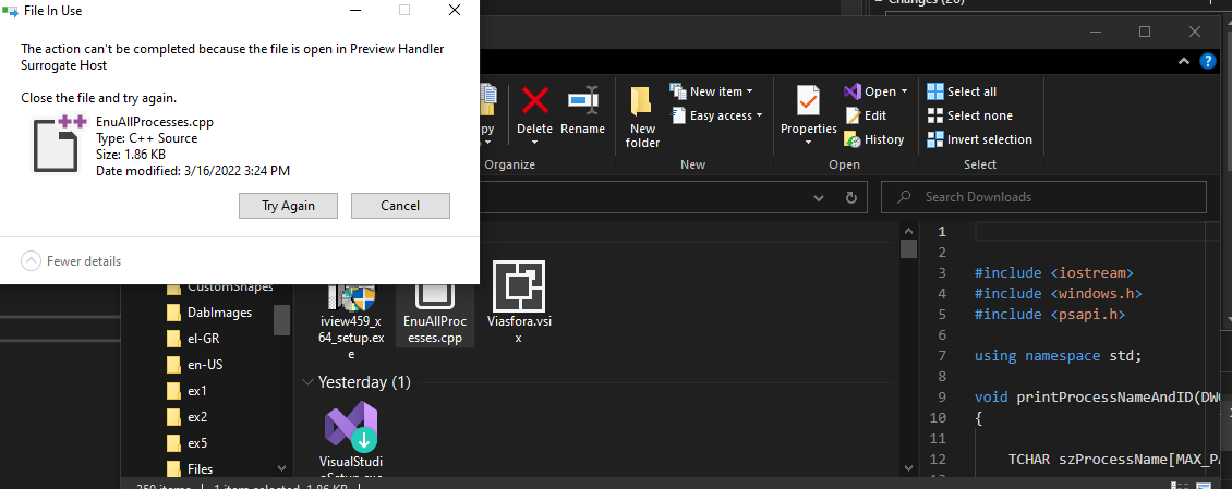 Error Deleting file when it's opened in preview · Issue #17081 ...