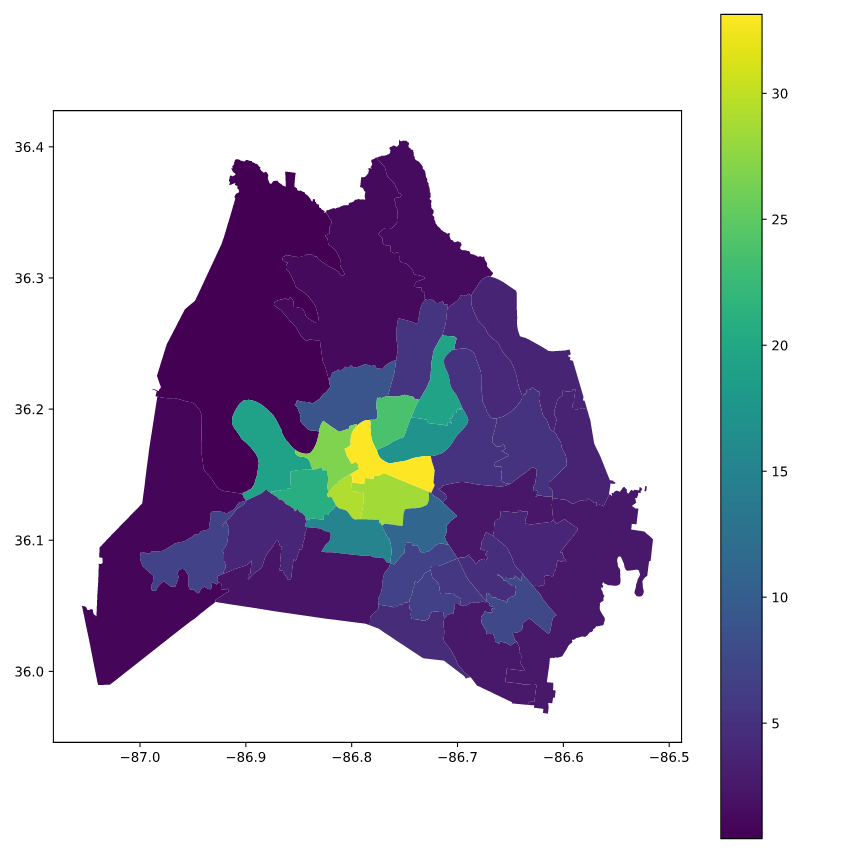 Visualizing-Geospatial-Data-in-Python/Creating a choropleth building ...