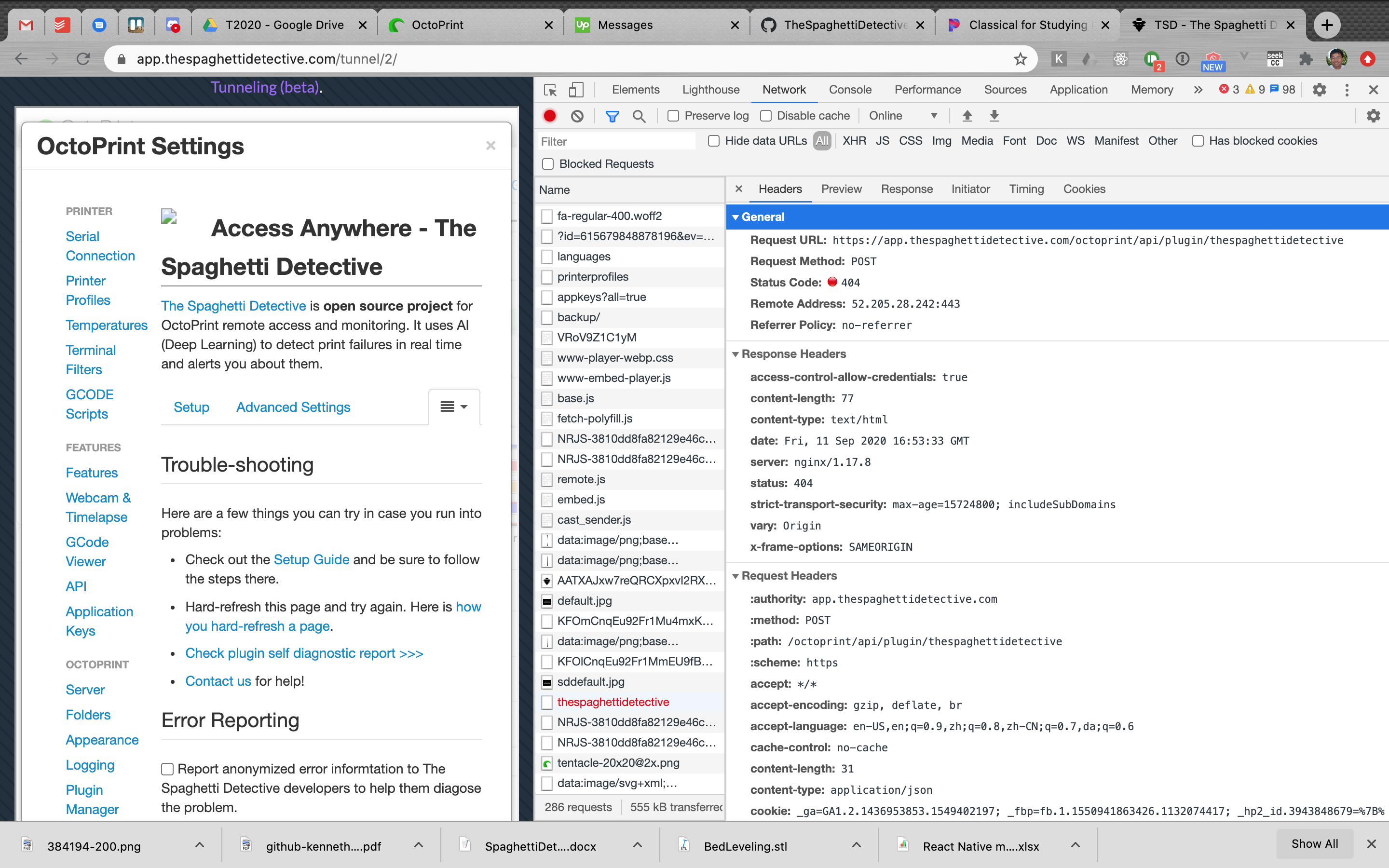 Plugin api calls still have the wrong tunnel URL · Issue #287 ...