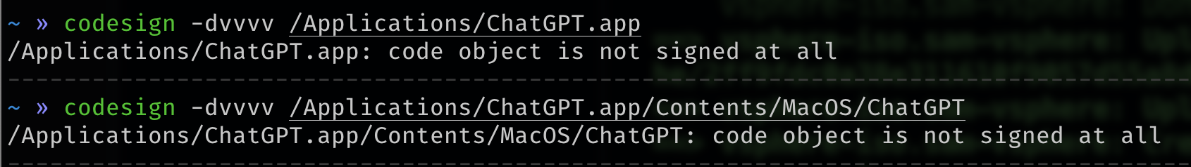 [Security] Mac Binary not signed · Issue #382 · lencx/ChatGPT · GitHub