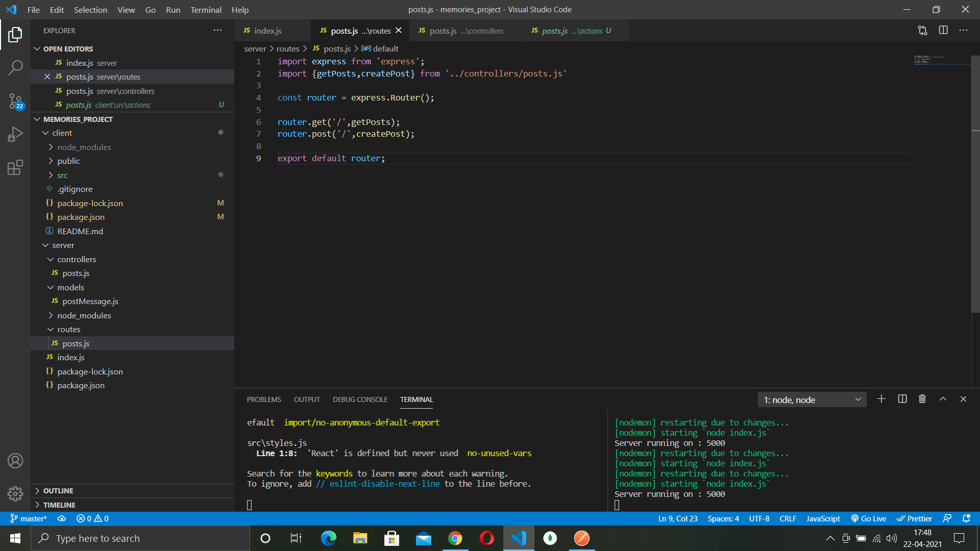 Request failed with status code 404 · Issue #28 · adrianhajdin/project ...