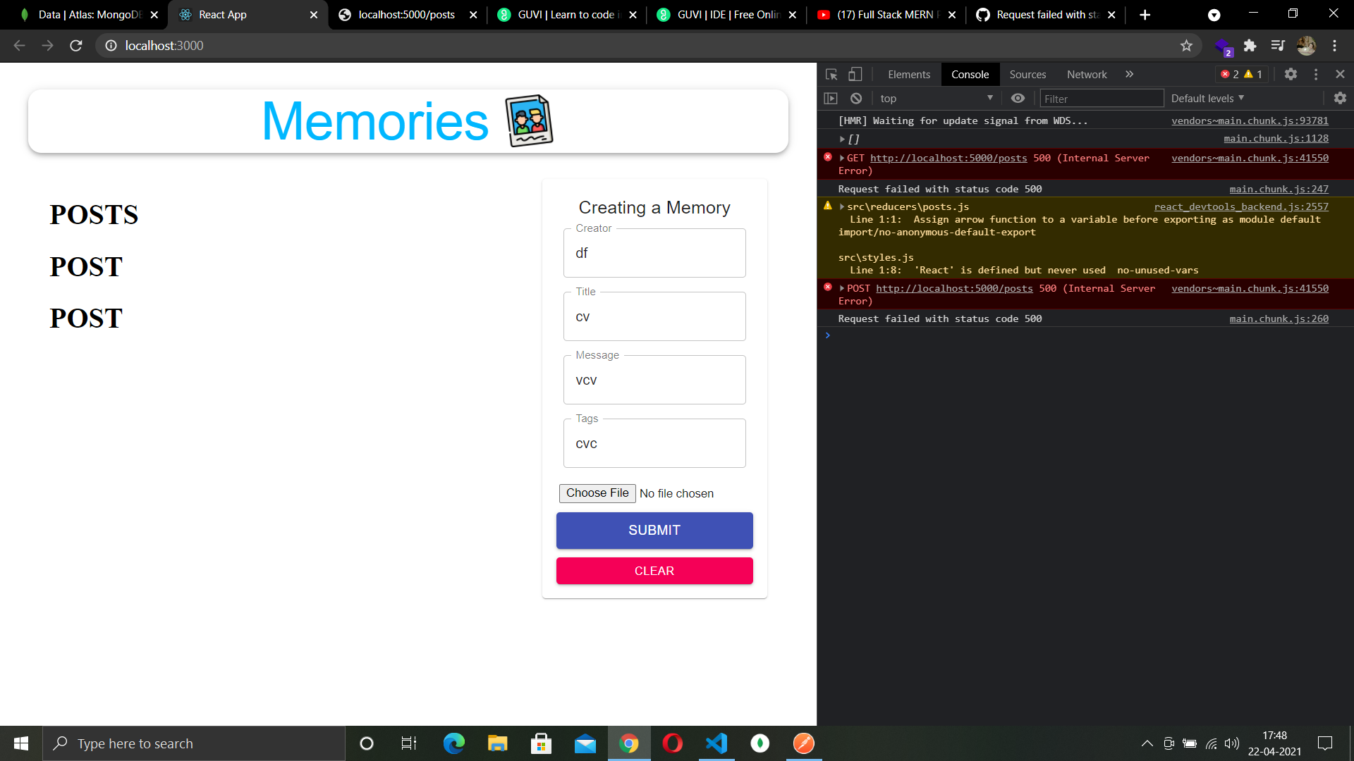 Request failed with status code 404 · Issue #28 · adrianhajdin/project ...