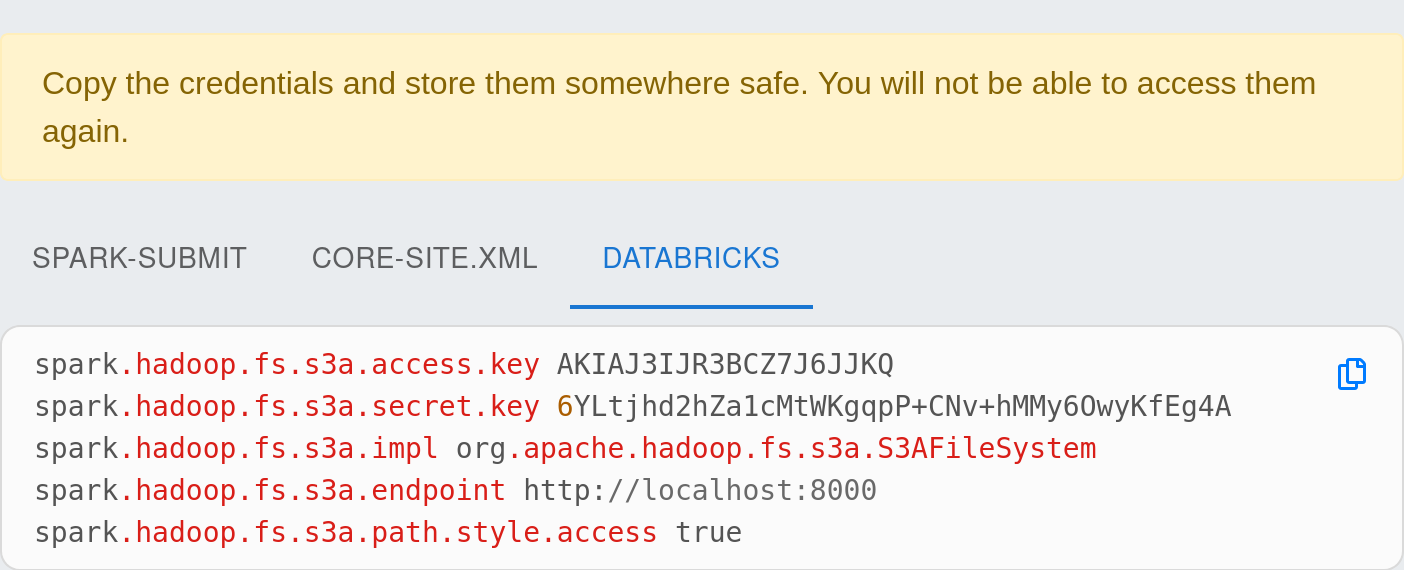 DataBricks configuration has improper syntax highlighting