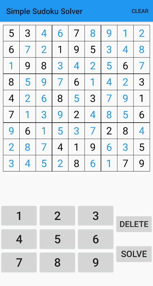 GitHub oskarvkarlsson/SimpleSudokuSolver A sudoku solver for Android developed in Java for