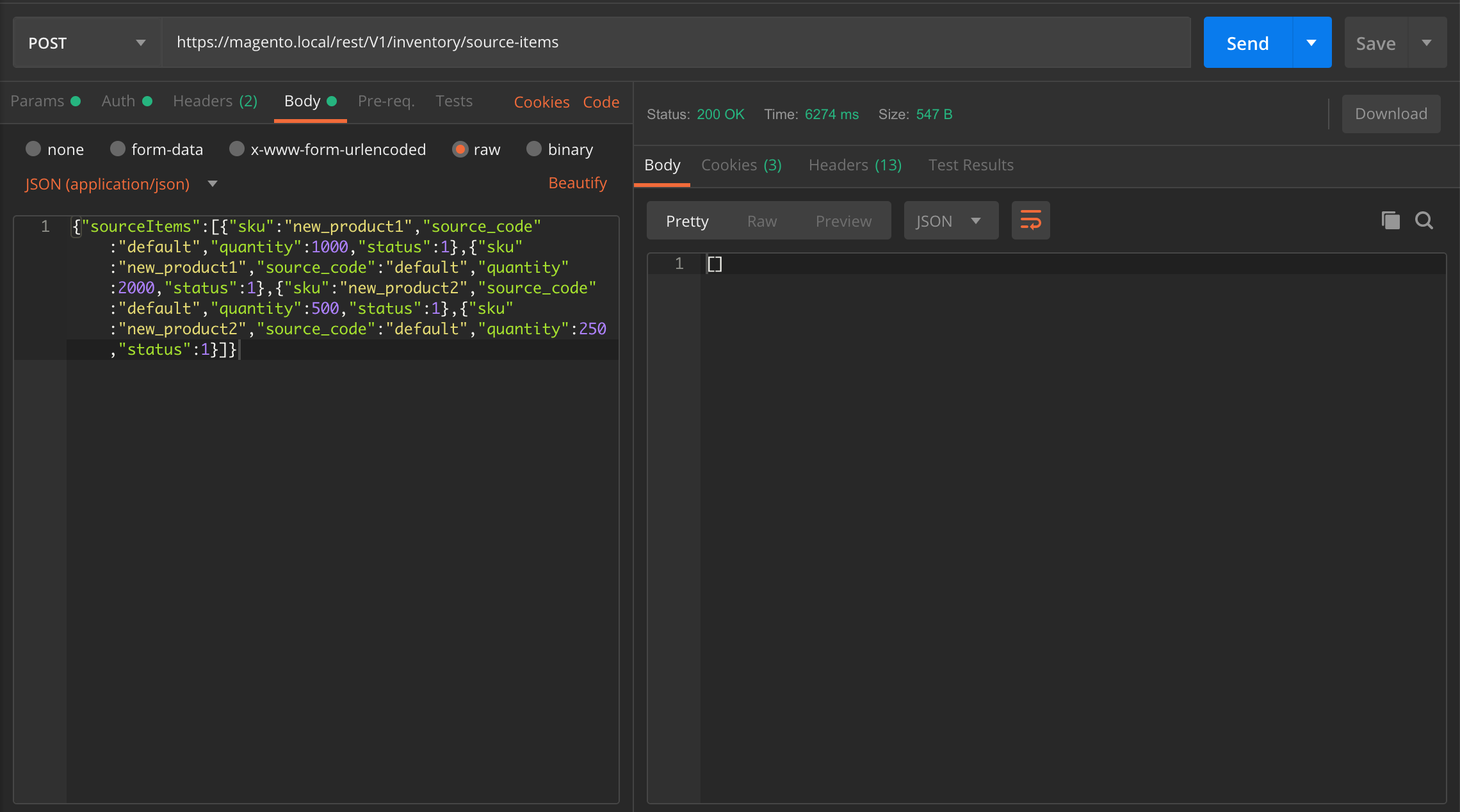 Can't use bulk API for inventory/source-items endpoint · Issue #1961 ...