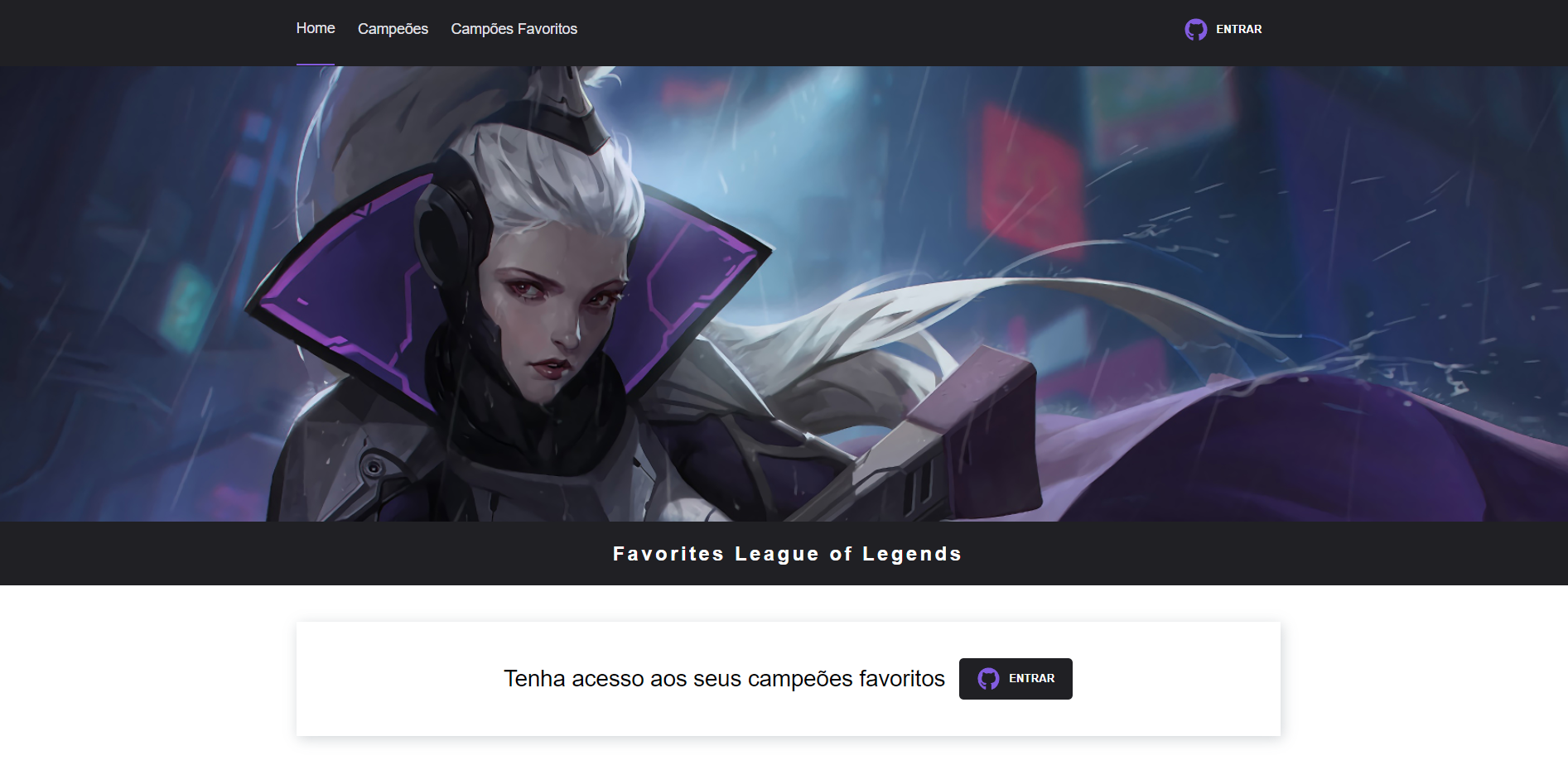 GitHub - abreujpedro/REACT-league-of-legends