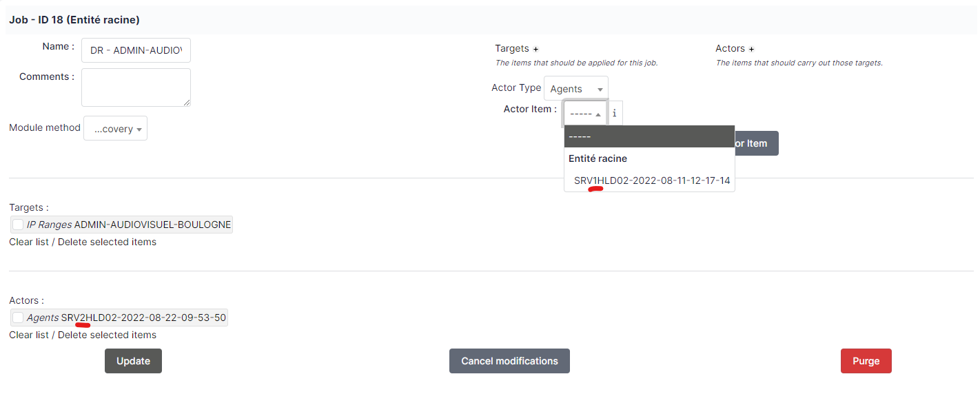 Disappearing agent and linked item · Issue #211 · glpi-project/glpi ...