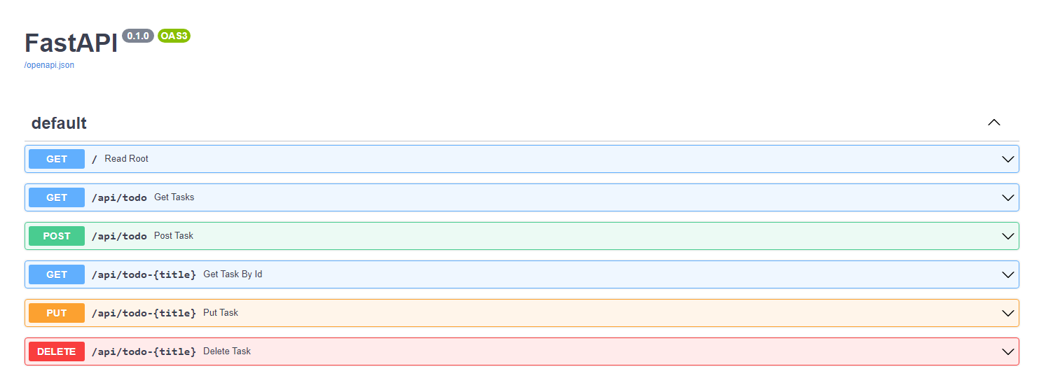 tasks