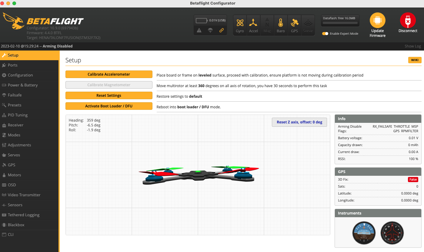BF 4.4 RC4 & RC5 external I2C BMP280 barometer not supported (cloud build) · Issue 12209