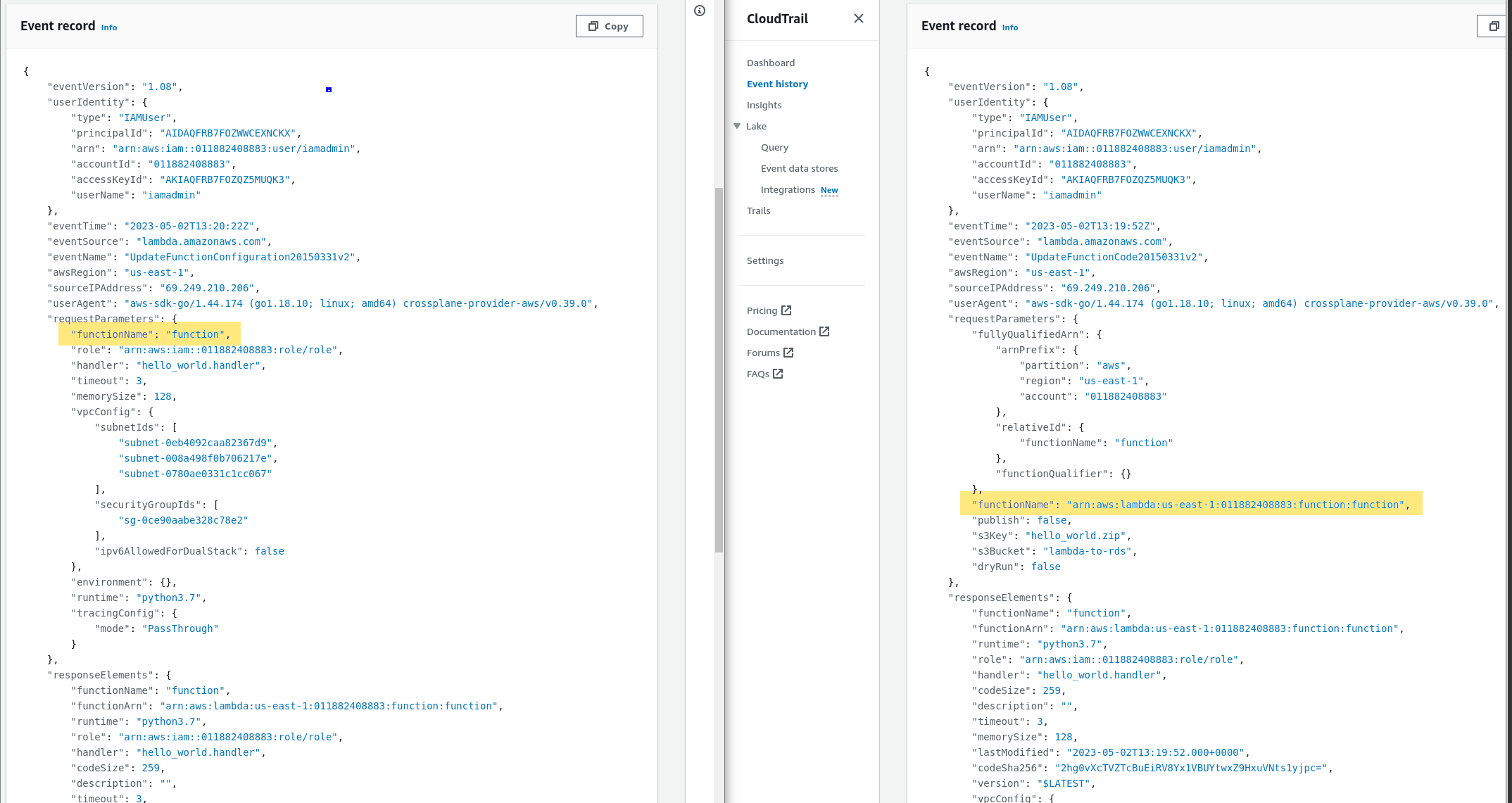 Controller for Lambda Function endlessly updates external resource ...