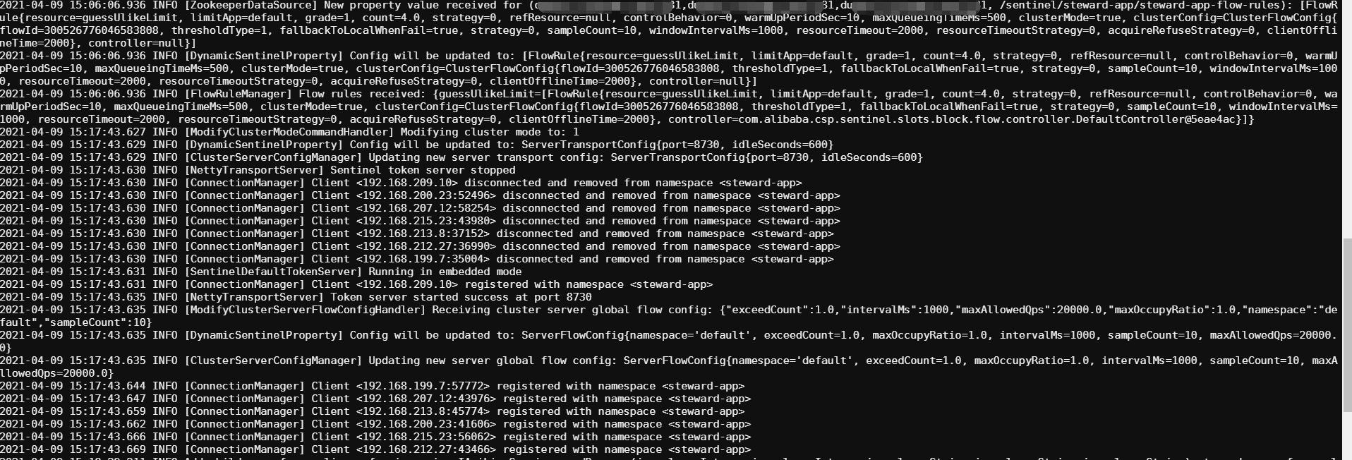 配置集群限流没有生效 request time out · Issue #2119 · alibaba/Sentinel · GitHub