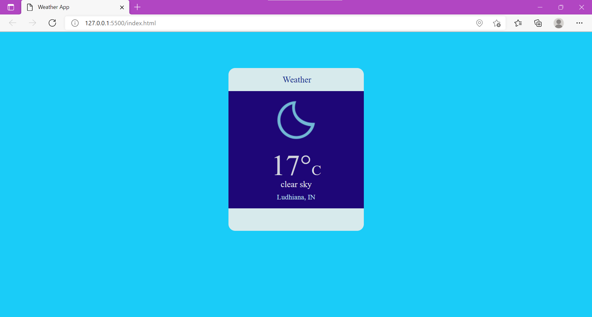 GitHub - kashish0505kashyap/Weather-app: weather app using javascript