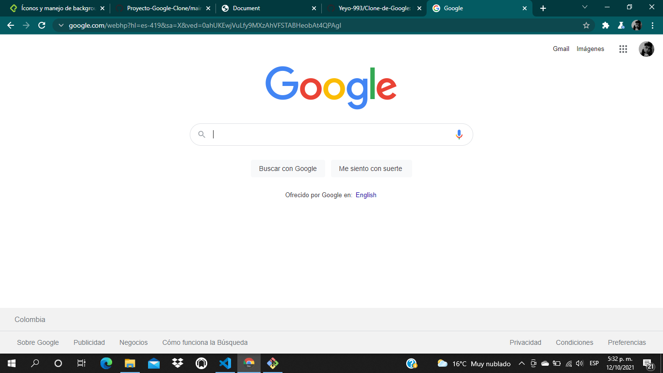 GitHub - sergio-reinoso/Clone-de-Google: Es un clone de la pagina de ...