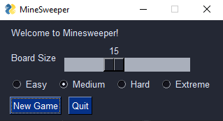 GitHub - IlIllII/SimPylSweeper: Minesweeper with PySimpleGUI. · GitHub