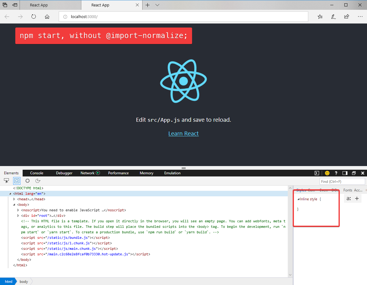 Trying to follow the new doc to add css normalization · Issue #6988 ...