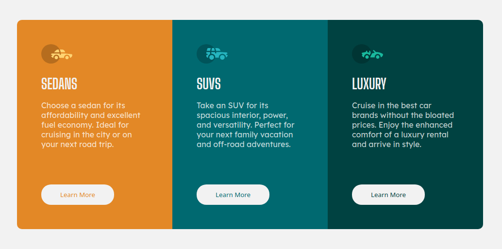 3 Column Card Layout GitHub - amandadeogr/3-column-card