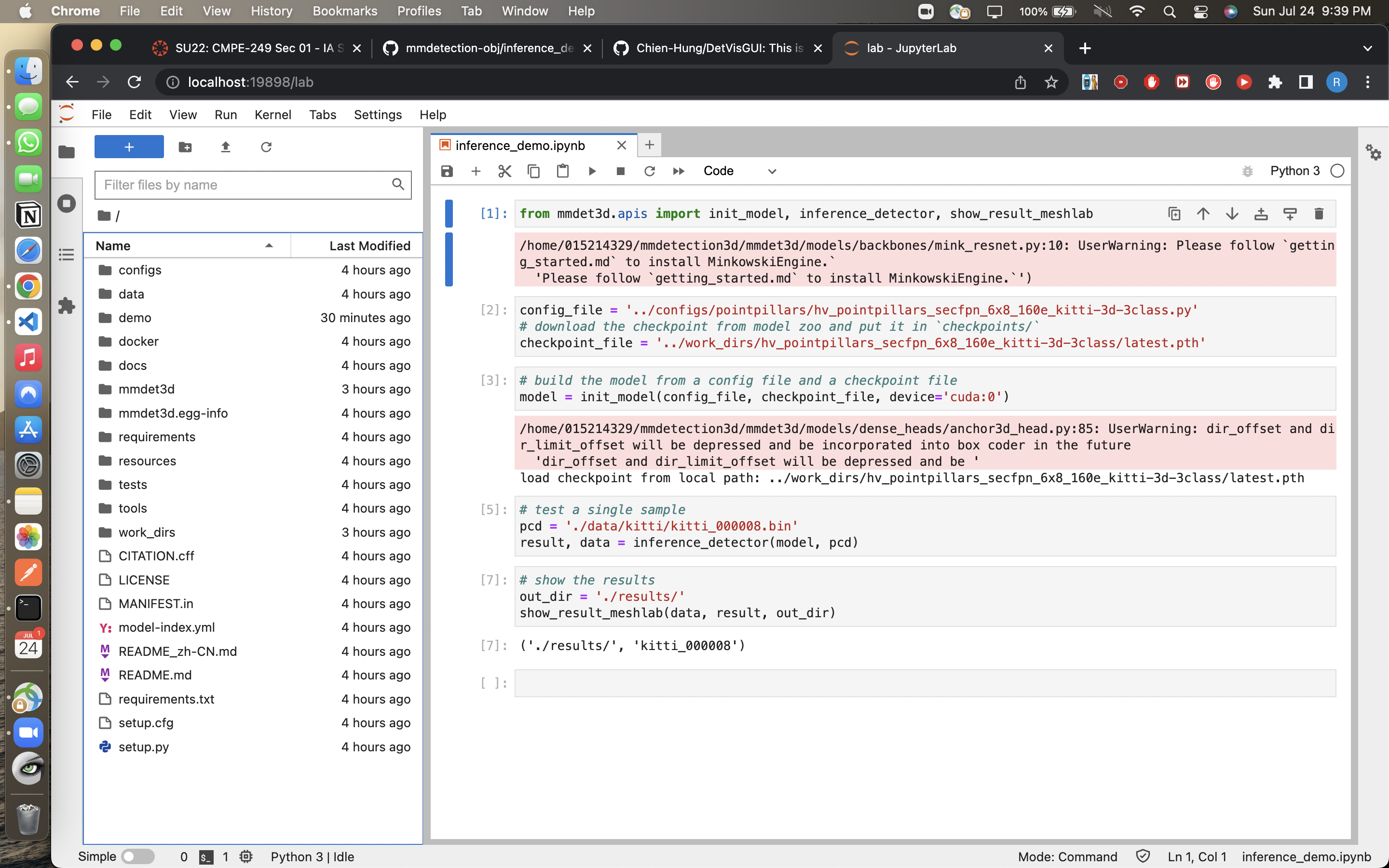 github - yonhdee object tracking simulator python:... GitHub - rohansd/Homework-3D-object-detection-MMdetection3D-: Homework ...