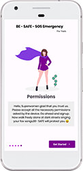 GitHub - Sumant-Dusane/BE-SAFE-SOS-Emergency-App: Womens Safety ...