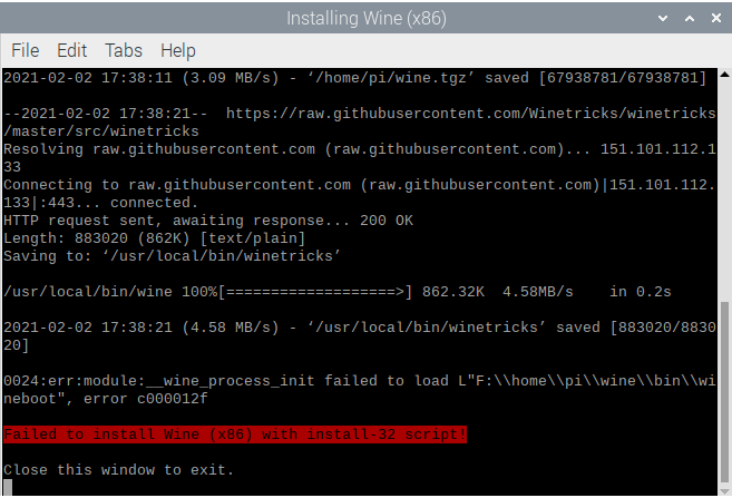 wine fails to install · Issue #313 · Botspot/pi-apps · GitHub