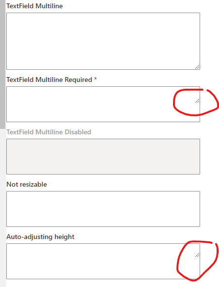 TextField multiline resize icon doesn't update · Issue #73 ...