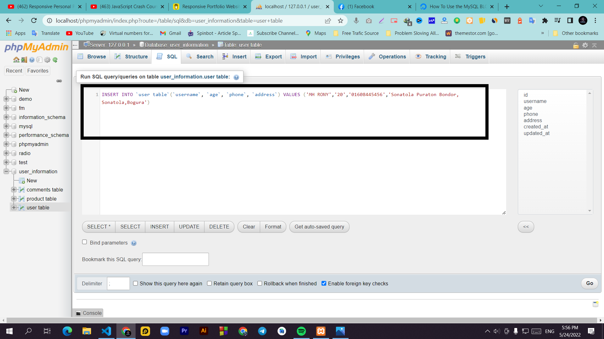 GitHub - dev-mhrony/Create-tables-with-MySql: Creating tables with ...