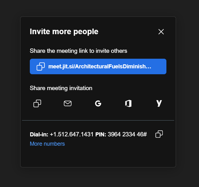 Add Names with their Icon In Share Meeting invitation · Issue #12867 ...