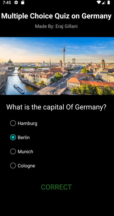 GitHub - EGillani/Quiz-Android-Application: Creating a simple quiz ...
