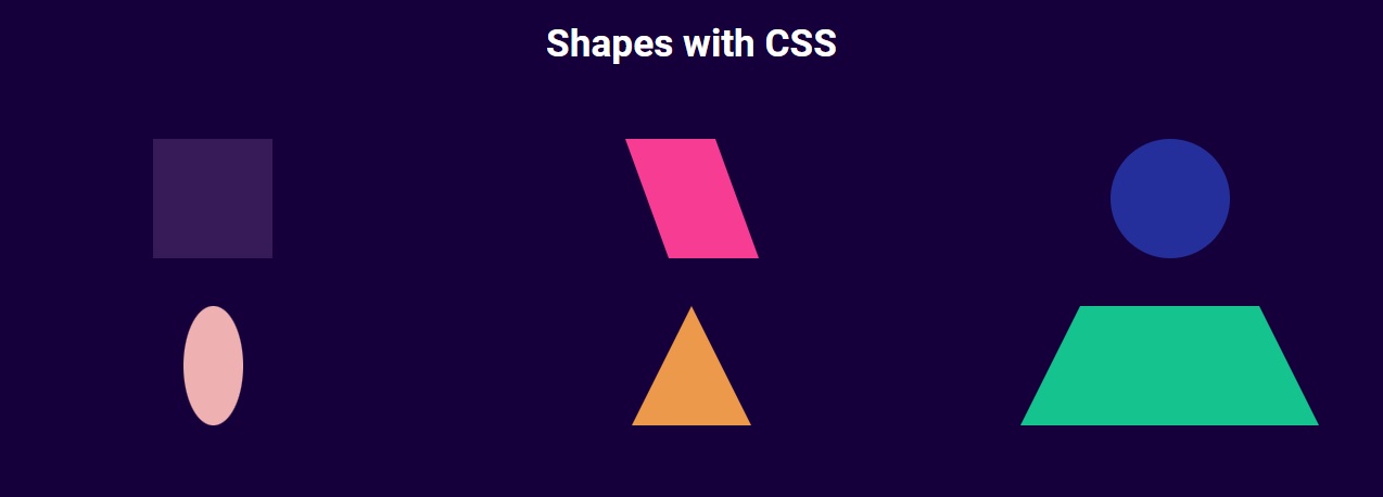 GitHub - carol-andradech/Shapes-with-CSS: Differents shapes with CSS