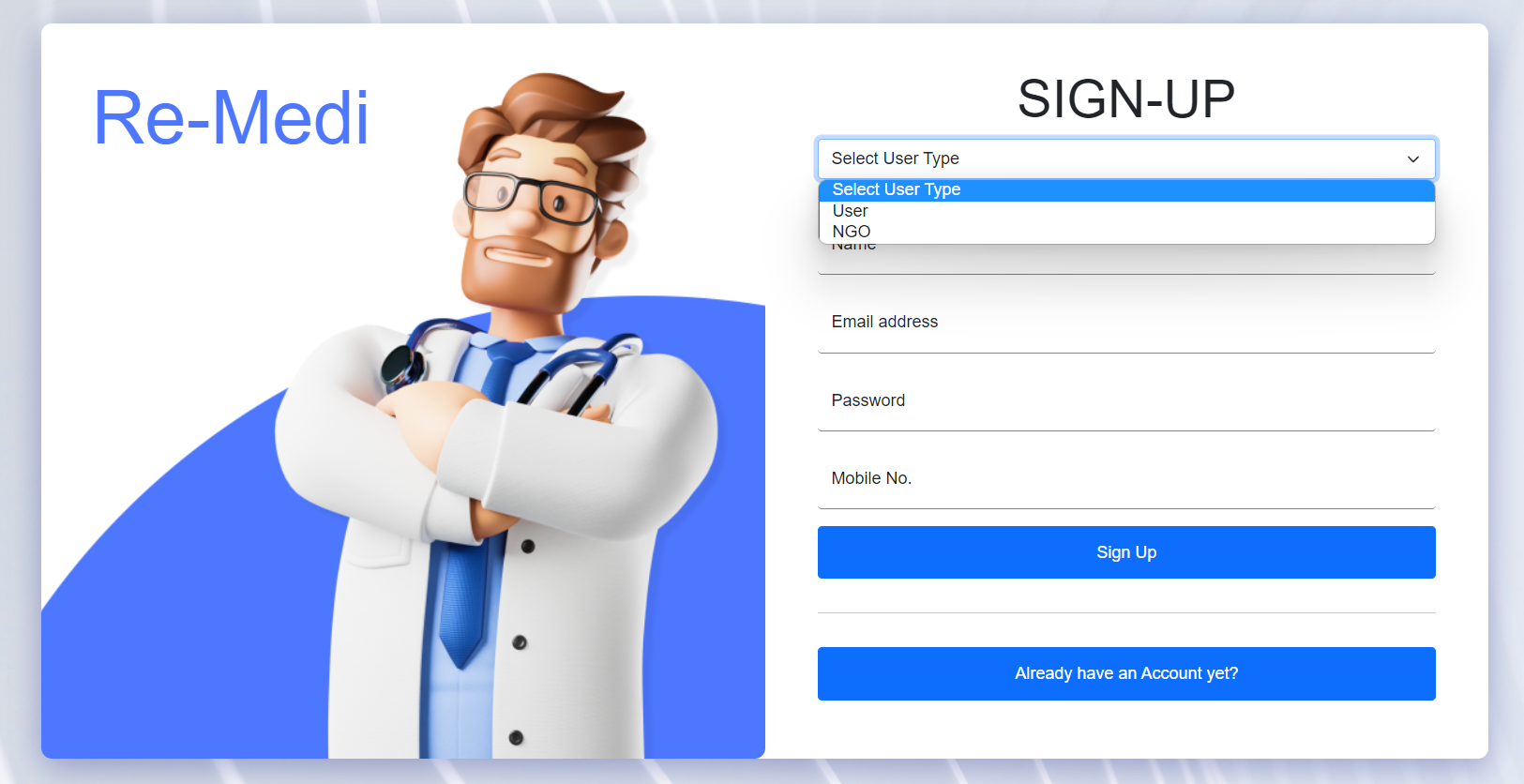 SignUp