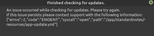 "Check for Update" fails to update app on Linux · Issue #725 ...
