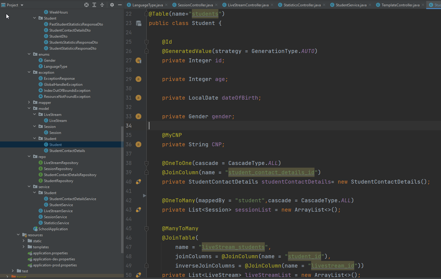 GitHub - sergiubrehuescu/student-application: Student Application