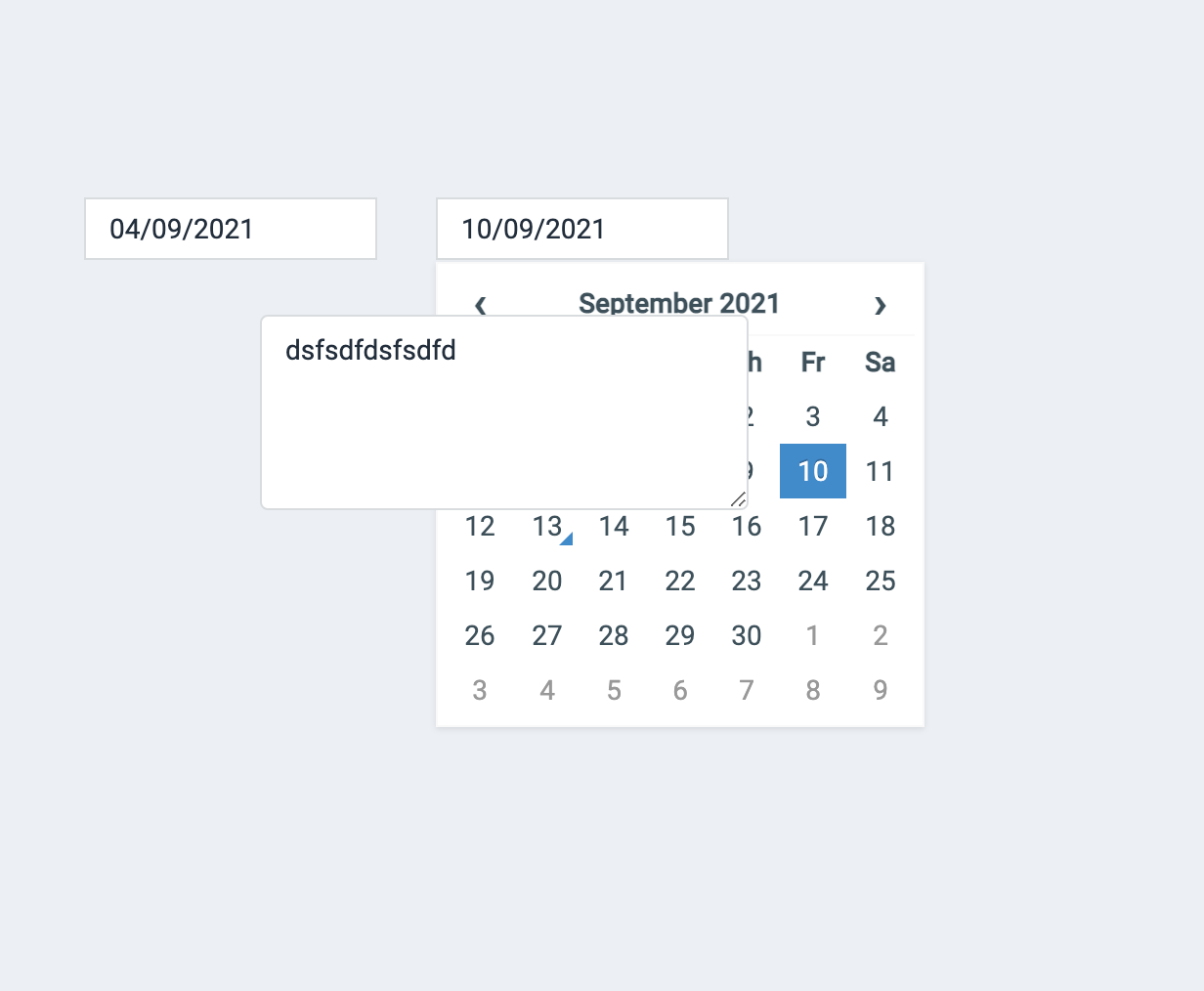Datepicker widget not in foreground · Issue #744 · ToolJet/ToolJet · GitHub