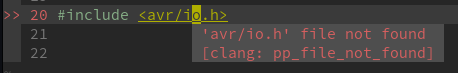 not found even though `avr-libc` is installed · Issue #324 · clangd/coc ...