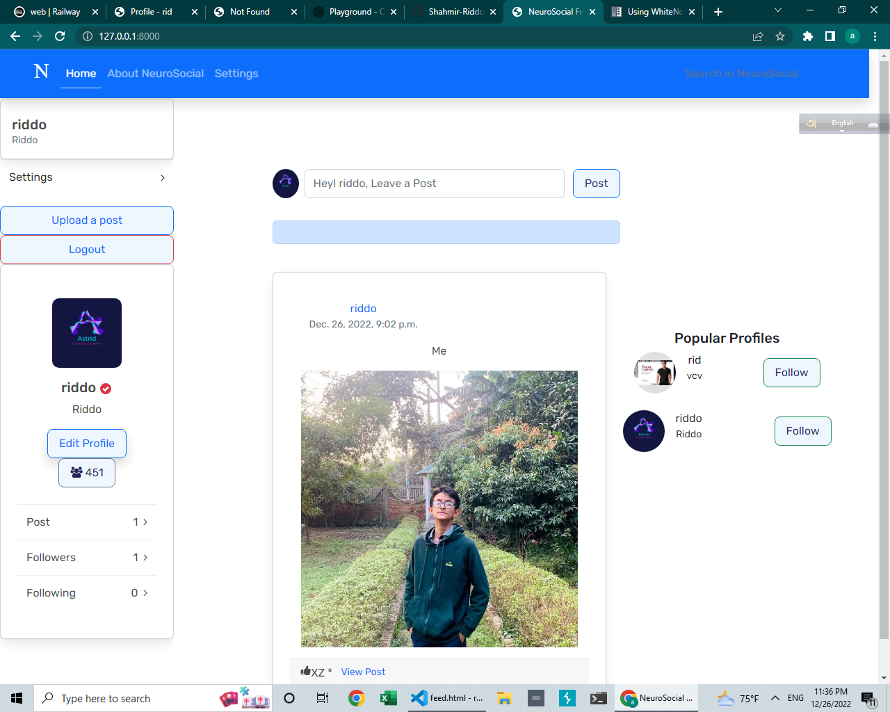 GitHub - Shahmir-Riddo/NeuroSocial