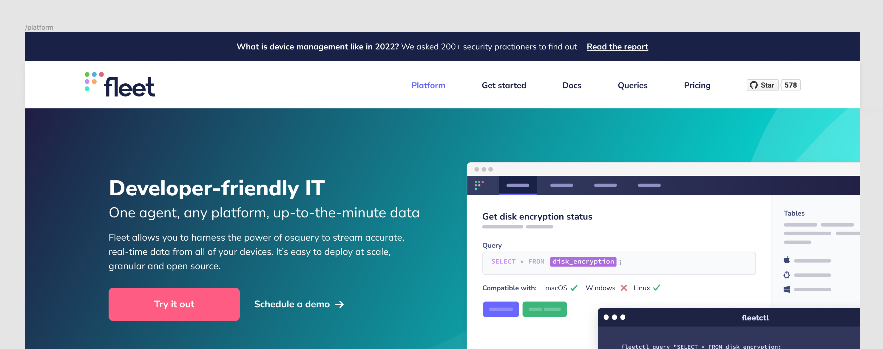 Fleetdm Homepage CTA for State of Device Management report · Issue #6138 ...