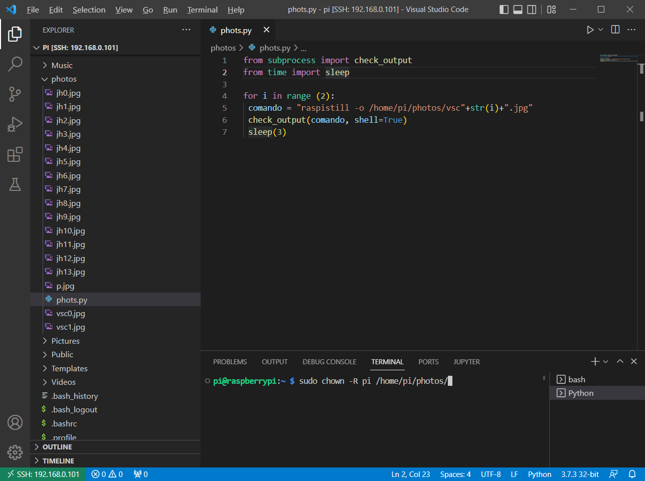 GitHub - SistemasEmbebidos2020/RemoteControlSSHVScode