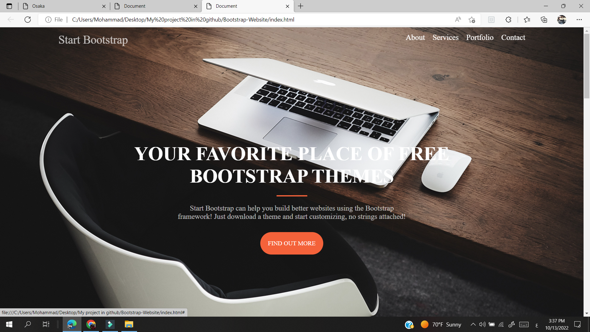 GitHub - MohammadHalaweh7/Bootstrap-Website
