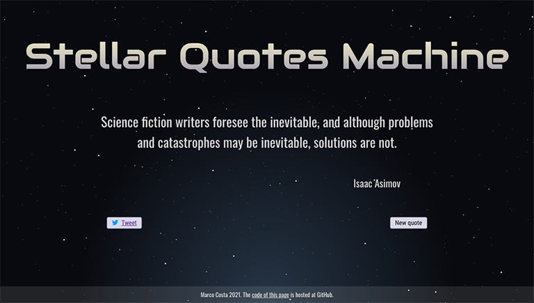 GitHub - marcocosta1618/stellar-quotes-machine: A random quotes machine ...