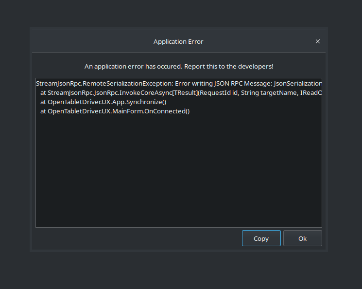Opentabletdriver Spews Error Upon Opening Discussion 2486 opentabletdriver-spews-error-upon-opening-discussion-2486