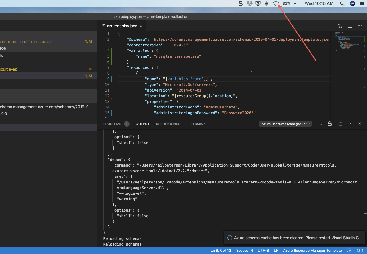Reload cached schemas does not give completion notification on Mac ...