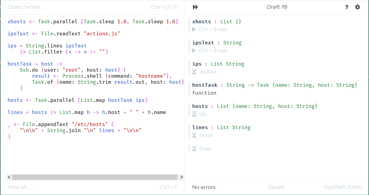 TopShell screenshot