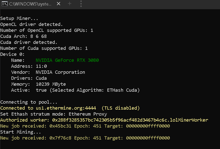Miner Stuck at "New Job Received" · Issue #839 · Lolliedieb/lolMiner ...