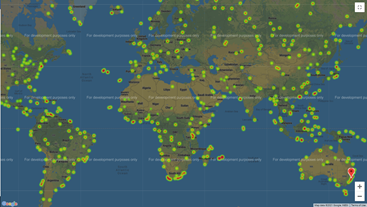 GitHub - cyrilrb/API-Challenge: Heat map from Google API with ...