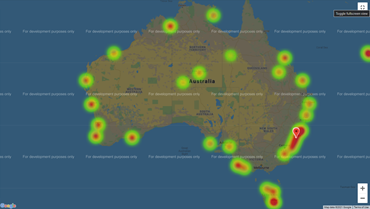 GitHub - cyrilrb/API-Challenge: Heat map from Google API with ...