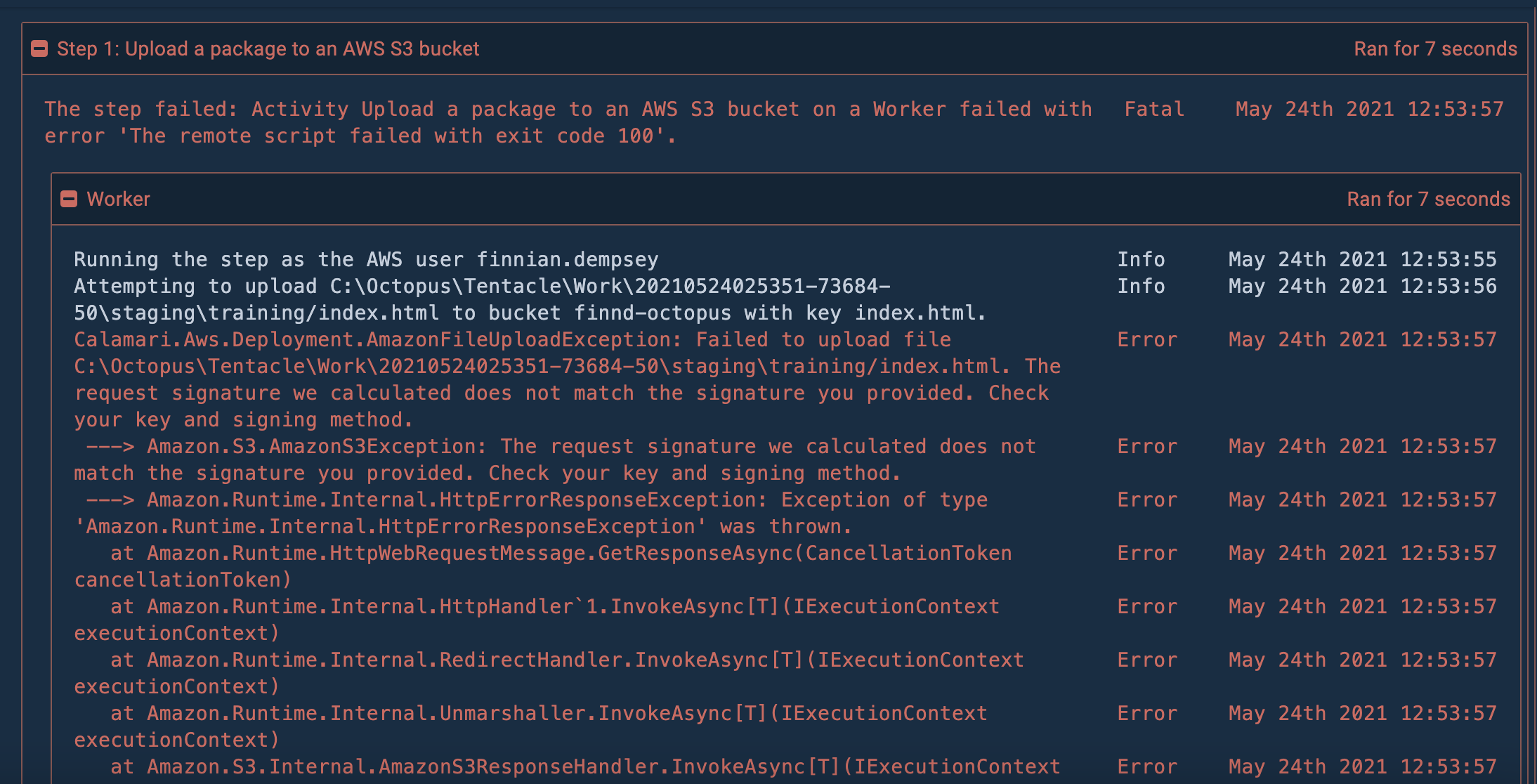 S3 Package Upload Step Unable to specify "CacheControl" metadata