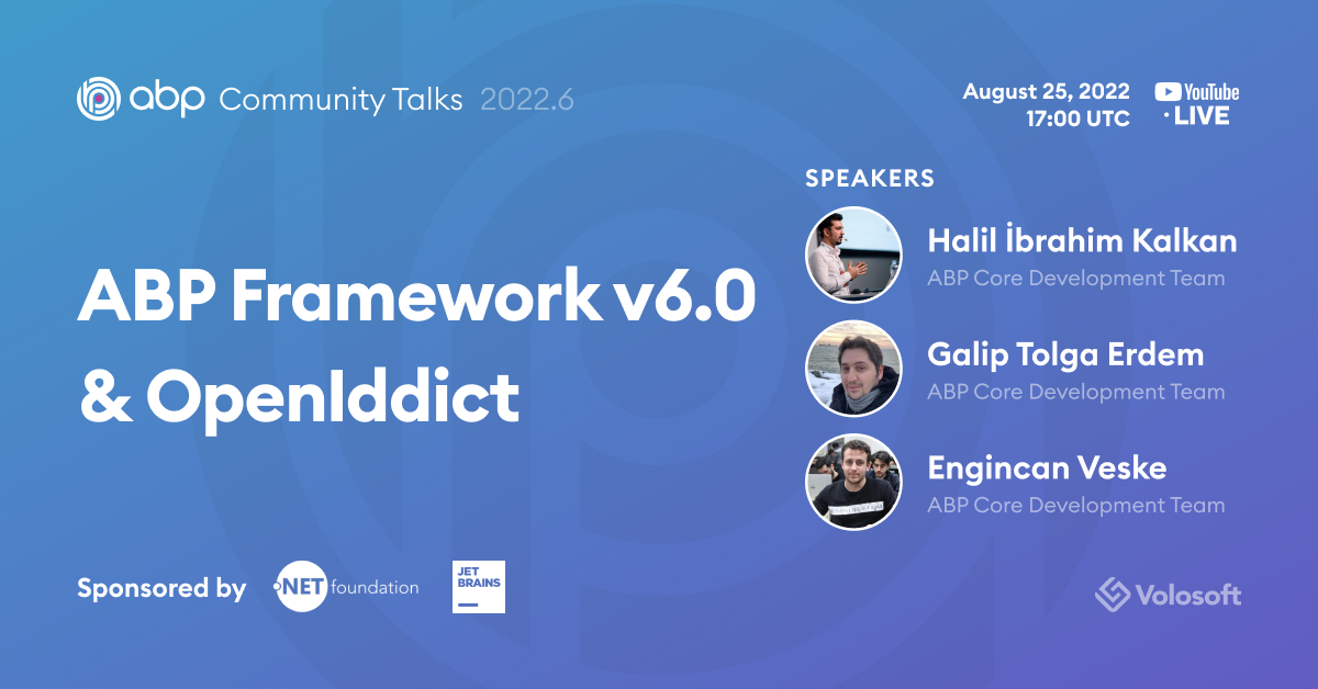 [AMPLIFICATION] - ABP & OpenIddict Event · Issue #94 · dotnet ...