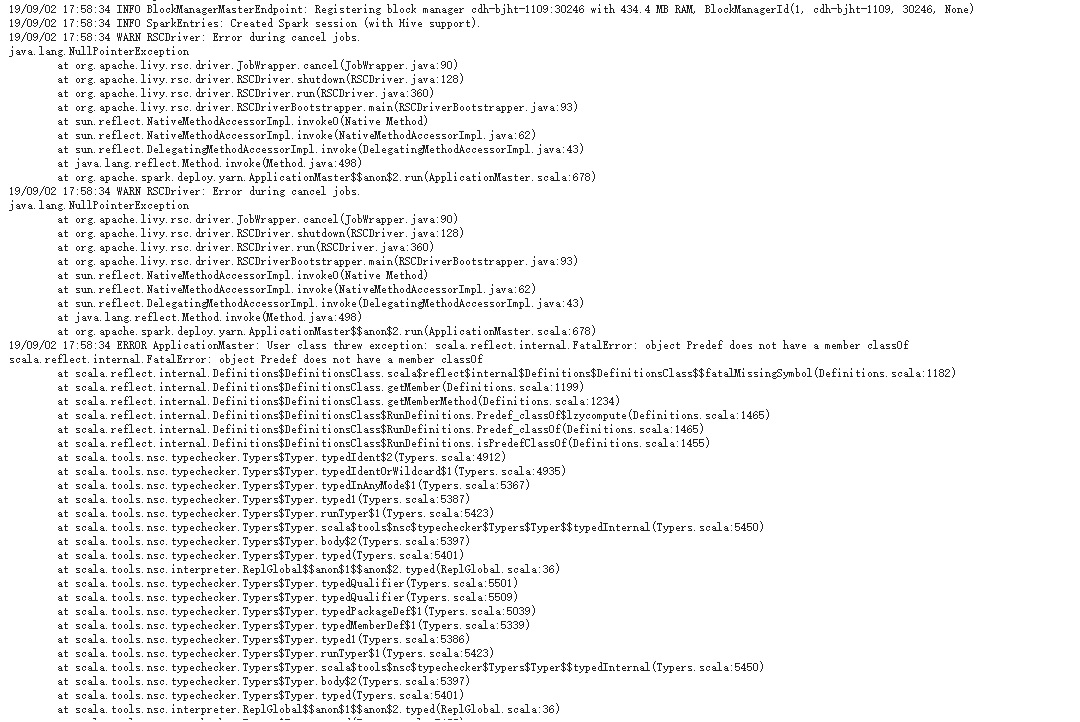 cancel job exception after fix