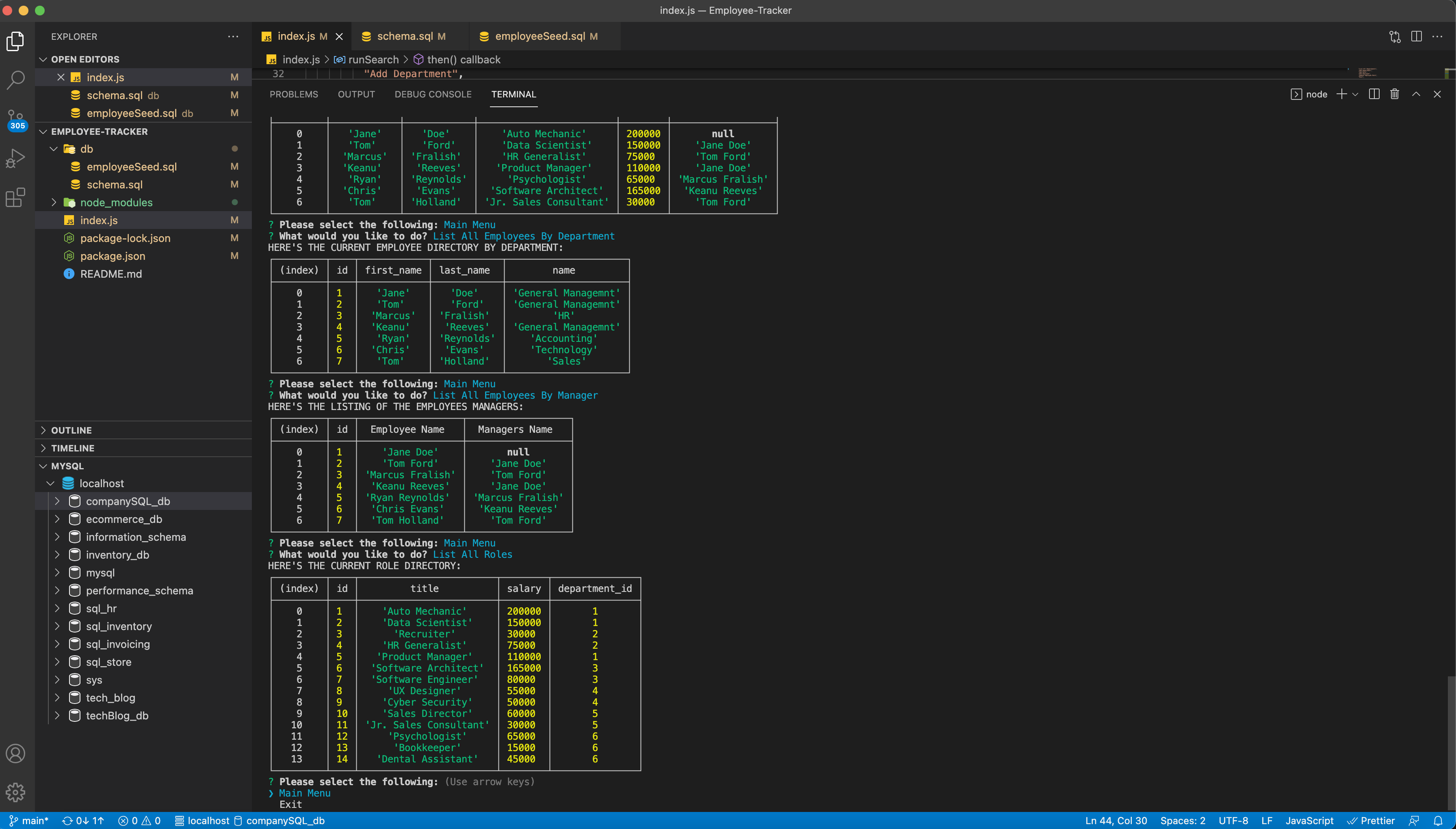 GitHub - wilsonsous/Employee-Tracker