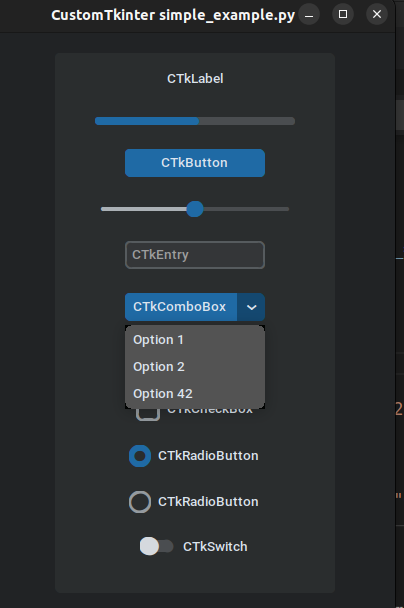 Linux Option Menu Error · Issue #140 · TomSchimansky/CustomTkinter · GitHub