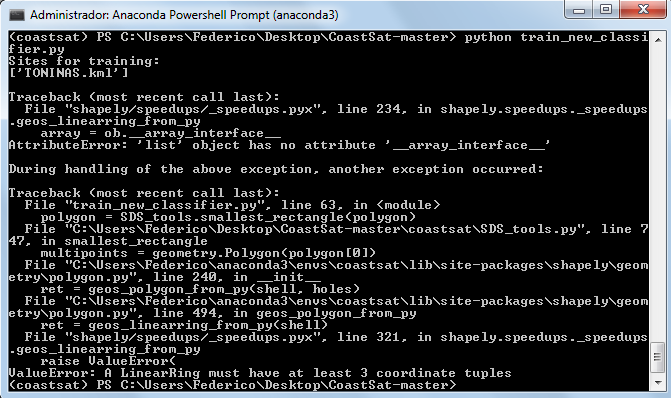 Training classifier · Issue #222 · kvos/CoastSat · GitHub